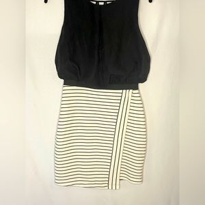 Black and white Pencil dress